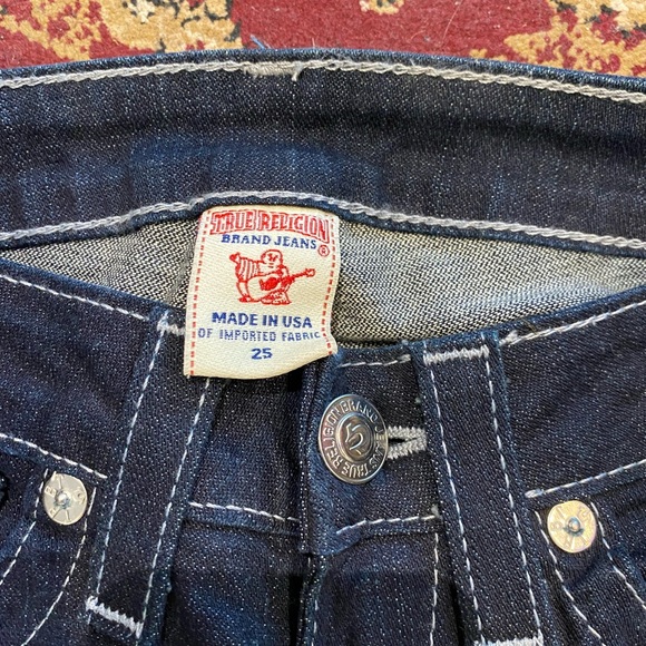 NWT Ladies True Religion Style Julie Chainball Size 25 Skinny Low Rise - Picture 4 of 9